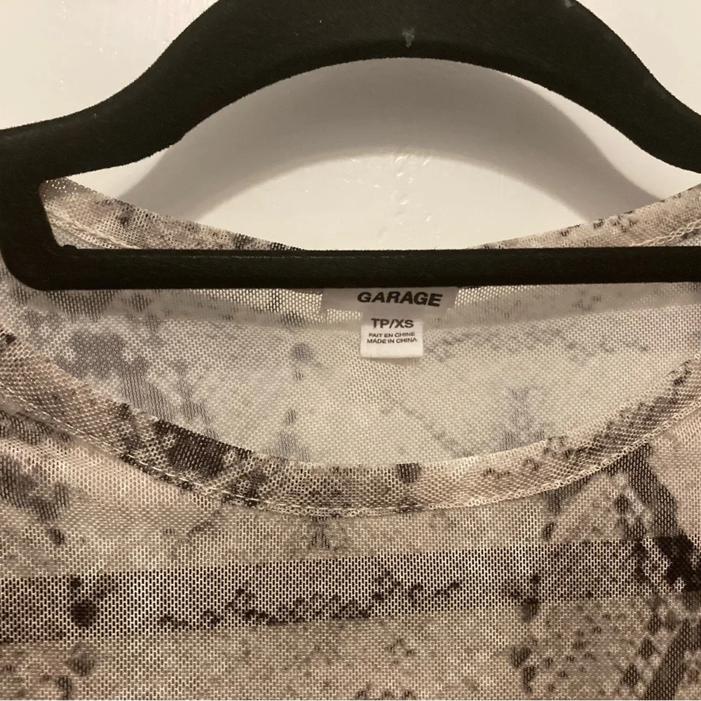 Garage sheer shirt - Picture 2 of 2